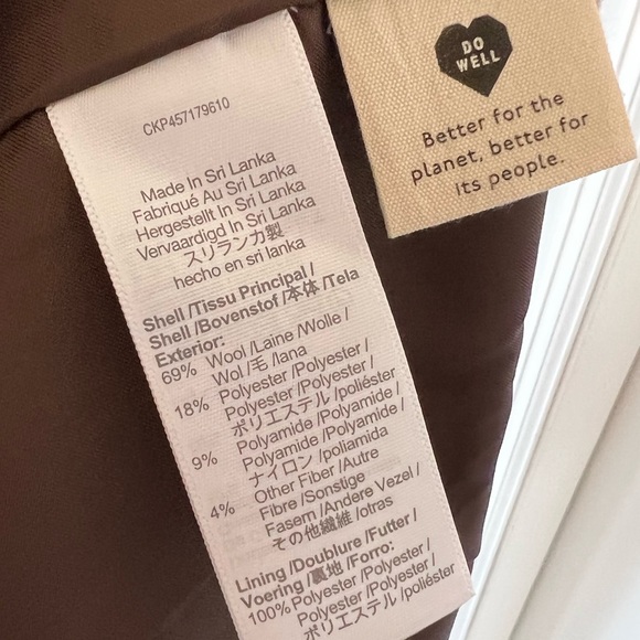 Oversized Madewell Larsen Blazer in Brown Buffalo Check Plaid. Large. SOLD OUT - Picture 12 of 12